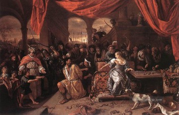  maler - Samson und Delilah holländischen Genre Maler Jan Steen